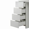 Стол письменный/компьютерный BRABIX "Scandi CD-016", 1100х500х750 мм, 4 ящика, белый, 641891, ЦБ013707-1