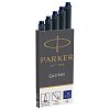 Картриджи чернильные PARKER "Cartridge Quink", КОМПЛЕКТ 5 штук, синие, 1950384