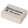 Ластики BRAUBERG "Ultra Mix" 9 шт., размер ластика 41х14х8 мм/29х18х8 мм, натуральный каучук, 229604