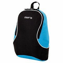 Рюкзак STAFF FLASH универсальный, черно-синий, 40х30х16 см, 270295 фото