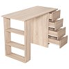 Стол письменный/компьютерный BRABIX "Scandi CD-016", 1100х500х750 мм, 4 ящика, дуб сонома, 641892, ЦБ013707-2