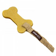 Игрушка для собак Большая кость из экорезины 11см, серия GUM GUM DOG ECO фото
