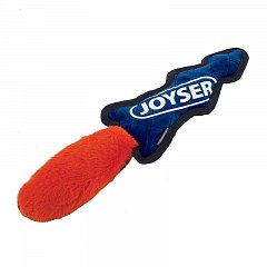 Игрушка для собак JOYSER Slimmy Plush Шкура лисы из плюша с пищалкой S/M синяя с оранжевым, 38 см фото