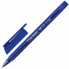 Ручка шариковая масляная BRAUBERG "Marine", СИНЯЯ, корпус тонированный синий, узел 0,7 мм, линия письма 0,35 мм, 142709 фото
