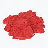 Песок для лепки кинетический ЮНЛАНДИЯ, красный, 500 г, 2 формочки, ведерко, 104992