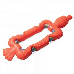 Игрушка для собак из термопластичной резины "Утка с плетеной веревкой", 300мм, серия AQUA, Triol фото