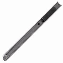 Нож канцелярский 9 мм STAFF "Manager", усиленный, металлический корпус, автофиксатор, клип, 237081 фото