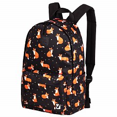 Рюкзак BRAUBERG POSITIVE универсальный, потайной карман, "Sly foxes", 42х28х14 см, 270779 фото