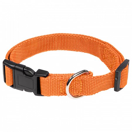 Ошейник нейлоновый для собак "Эталон" M, оранжевый, 20*310-450мм фото