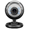 Веб-камера DEFENDER C-110, 0,3 Мп, микрофон, USB 2.0/1.1+3.5 мм jack, подсветка, регулируемое крепление, черная, 63110