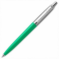 Ручка шариковая PARKER "Jotter Orig Green", корпус зеленый, детали нержавеющая сталь, блистер, синяя, 2076058 фото