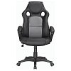 Кресло компьютерное BRABIX "Rider Plus EX-544" КОМФОРТ, экокожа, черное/серое, 531582