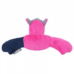 Игрушка для собак JOYSER Squad mini Белка J-Rell с пищалкой S/M розовая, 19 см фото