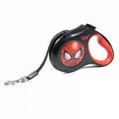 Поводок-рулетка для собак Marvel Человек-паук M, 5м до 20кг, лента, Triol-Disney фото
