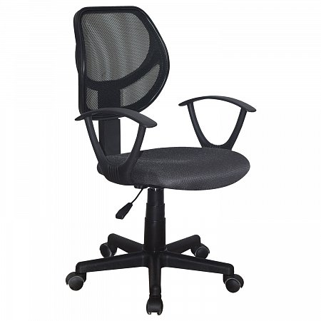 Кресло компактное BRABIX "Flip MG-305", ткань TW, серое/черное, 531951 фото