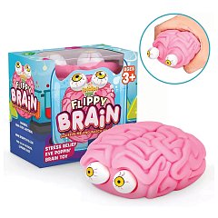Игрушка-антистресс "Мозг", 8 см, цветная коробка, 1TOY, Т23440 фото