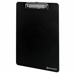Доска-планшет BRAUBERG "SOLID" сверхпрочная с прижимом А4 (315х225 мм), пластик, 2 мм, ЧЕРНАЯ, 226822 фото