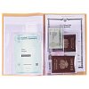 Папка для семейных документов с файлами (паспорта, свидетельства, полисы, СНИЛС) STAFF, 16 отделений, ПВХ, бежевая, 237808