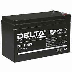 Аккумуляторная батарея для ИБП любых торговых марок, 12 В, 7 Ач, 151х65х95 мм, DELTA, DT 1207 фото