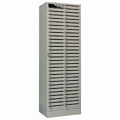 Шкаф абонентский ПРАКТИК "АМВ-180/60D" на 60 отделений (1800х600х373 мм, 112 кг), дверь, S21499023002 фото
