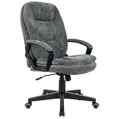 Кресло офисное BRABIX PREMIUM "Trend EX-568", велюр, серое, 533013 фото