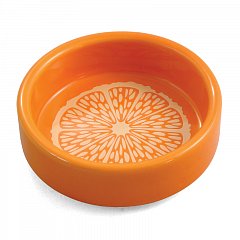 Миска керамическая для мелких животных "Апельсин", 0,1л, Triol фото