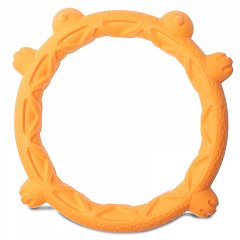 Игрушка для собак из термопластичной резины "Лягушка-кольцо", d190мм, серия AROMA, Triol фото