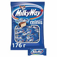 Шоколадные батончики MILKY WAY "Minis", 176 г, 2262 фото