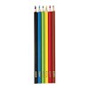 Карандаши цветные ПИФАГОР "ЖИРАФ", 6 цветов, пластиковые, классические заточенные, 181249