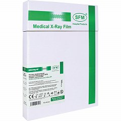 Рентгеновская пленка зеленочувствительная, SFM X-Ray GF, КОМПЛЕКТ 100 л., 18х24 см, 629093 фото