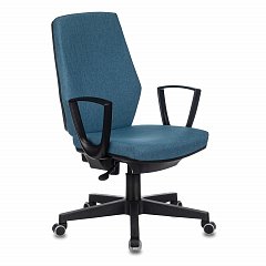 Кресло CH-545, с подлокотниками, ткань, синее, 1504022 фото