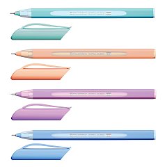 Ручка шариковая масляная BRAUBERG Extra Glide Soft Pastel, СИНЯЯ, 0,7мм, линия 0,35мм, 144073 фото