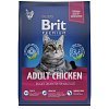 Brit Premium сухой корм для взрослых кошек с курицей, 0,4 кг