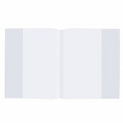 Обложка ПП для тетради и дневника ПИФАГОР прозрачная, плотная, 210х350 мм, 60 мкм, 223075 фото