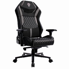 Кресло BRABIX PREMIUM "Core GM-160", мультиблок, 4D подлокотники, литой поролон, черное/серое, 532952 фото