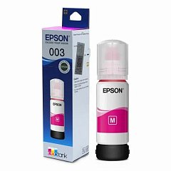 Чернила EPSON 003 (C13T00V398) для СНПЧ EPSON L3210/L3216/L3218, пурпурные, ОРИГИНАЛЬНЫЕ фото