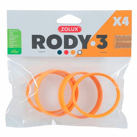 соединительное кольцо для труб к клетке для грызунов RODY3 (4 шт), цвет желтый фото