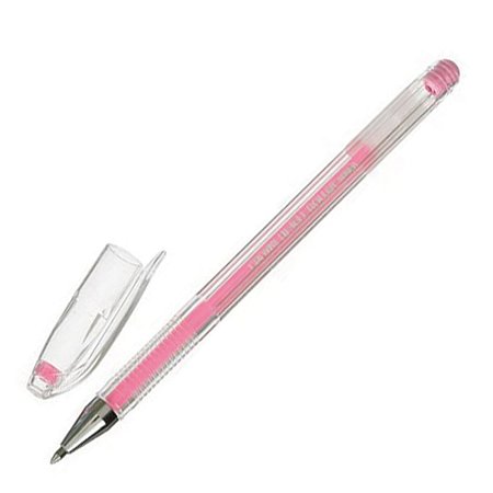 Ручка гелевая CROWN "Hi-Jell Pastel", РОЗОВАЯ ПАСТЕЛЬ, узел 0,8 мм, линия письма 0,5 мм, HJR-500P фото