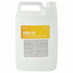 Антисептик для рук и поверхностей спиртосодержащий (70%) 5л GRASS DESO C9, дезинфицирующий, жидкость, 550055 фото