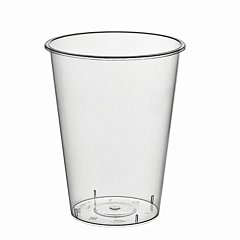 Стакан одноразовый 375мл пластиковый прозрачный Bubble Cup, СВЕРХПЛОТНЫЙ, ВЗЛП, ШК621, 1020ГП фото