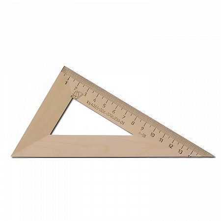 Треугольник деревянный, угол 30, 16 см, УЧД, с 139 фото
