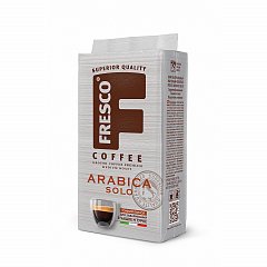 Кофе молотый FRESCO "Arabica Solo", 250г, молотый, вакуумная упаковка, ш/к 87378 фото