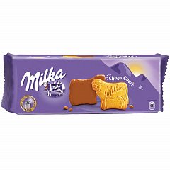 Печенье MILKA (Милка), сдобное, покрытое молочным шоколадом, 200 г, 67732 фото