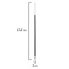 Стержень шариковый BRAUBERG 152 мм, КРАСНЫЙ, узел 1 мм, линия письма 0,5 мм, 170185