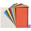Цветная бумага А4 2-сторонняя офсетная, 50 листов 10 цветов, в папке, BRAUBERG, 200х280 мм, "Рыбки", 115170