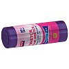 Мешки для мусора 60л фиолетовые в рулоне 10шт ПВД 22мкм 60х70см шоубокс Rubber Flex A, 40387