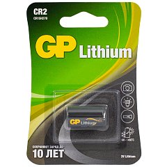 Батарейка GP Lithium CR2E, литиевая 1шт, блистер, 3В, CR2E-2CR1 фото