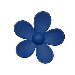 Краб для волос "Цветочек" 7,5 см, soft touch, АССОРТИ, MONTE VITA 457013 фото