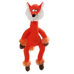 Игрушка для собак Лисица с верёвкой 41см, серия PLUSH FRIENDZ, GiGwi фото