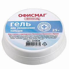 Гель для увлажнения пальцев АНТИБАКТЕРИАЛЬНЫЙ ОФИСМАГ, 25 г, Россия, 225828 фото